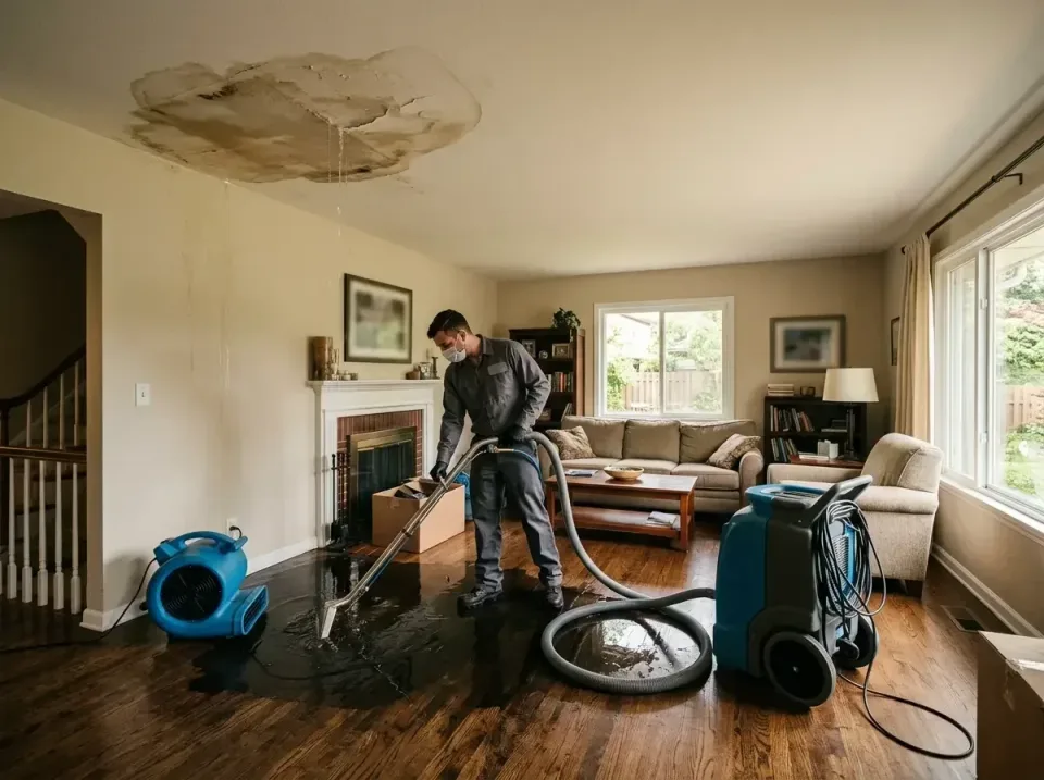 attic-pipe-burst-ceiling-drip-008 — frequently asked questions, Water Damage Restoration & Carpet Care in Munhall, PA